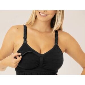 Kindred Bravely Sublime Full Sling Nursing Convertible Bra Black 1X Busty
